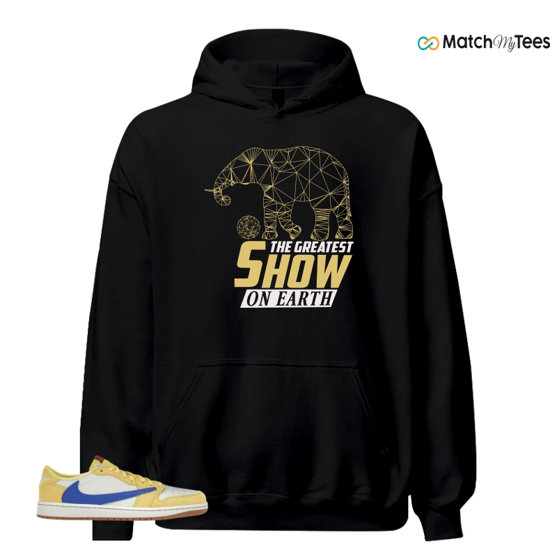 NIKE JORDAN 1 RETRO LOW OG SP TRAVIS SCOTT CANARY (WOMEN'S) SNEAKER Matching Tees hoodie