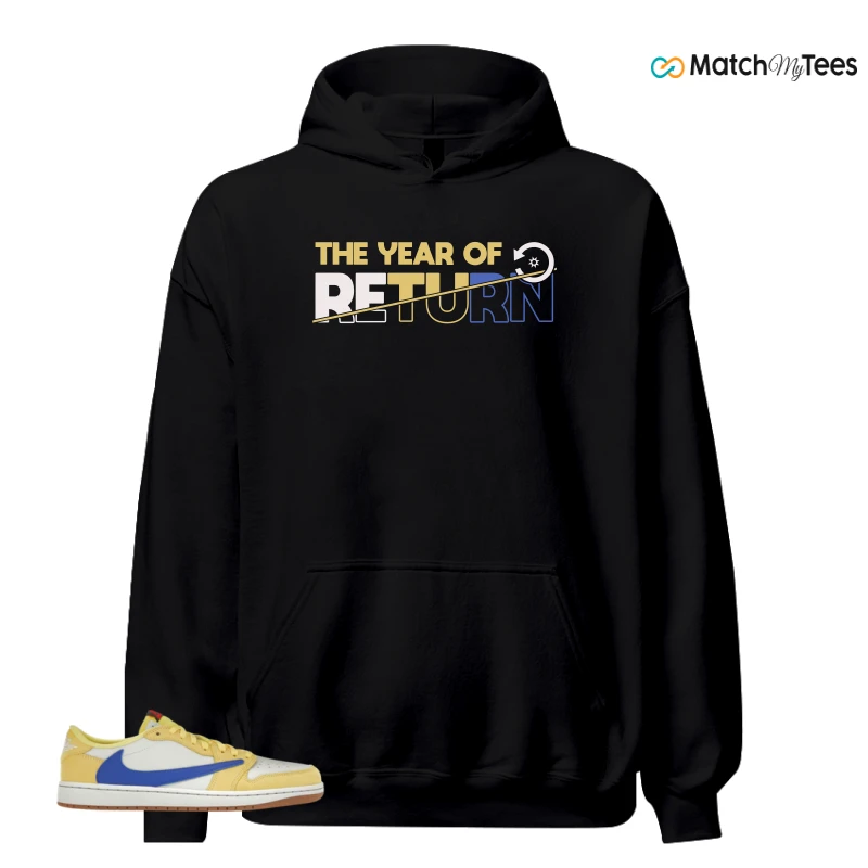 NIKE JORDAN 1 RETRO LOW OG SP TRAVIS SCOTT CANARY (WOMEN'S) SNEAKER Matching Tees hoodie