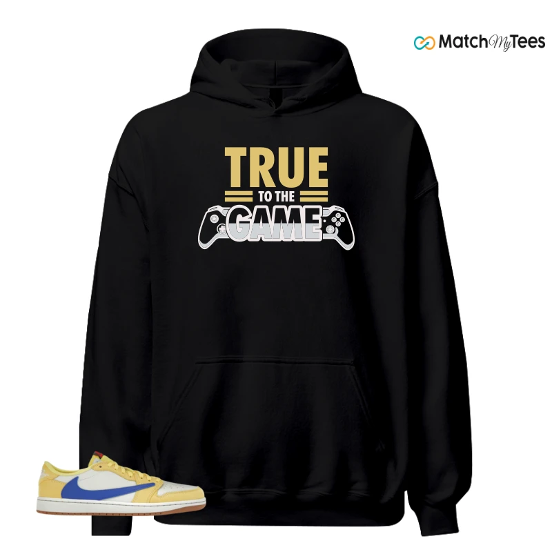 NIKE JORDAN 1 RETRO LOW OG SP TRAVIS SCOTT CANARY (WOMEN'S) SNEAKER Matching Tees hoodie