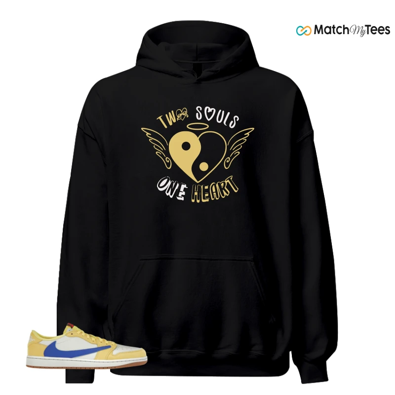 NIKE JORDAN 1 RETRO LOW OG SP TRAVIS SCOTT CANARY (WOMEN'S) SNEAKER Matching Tees hoodie