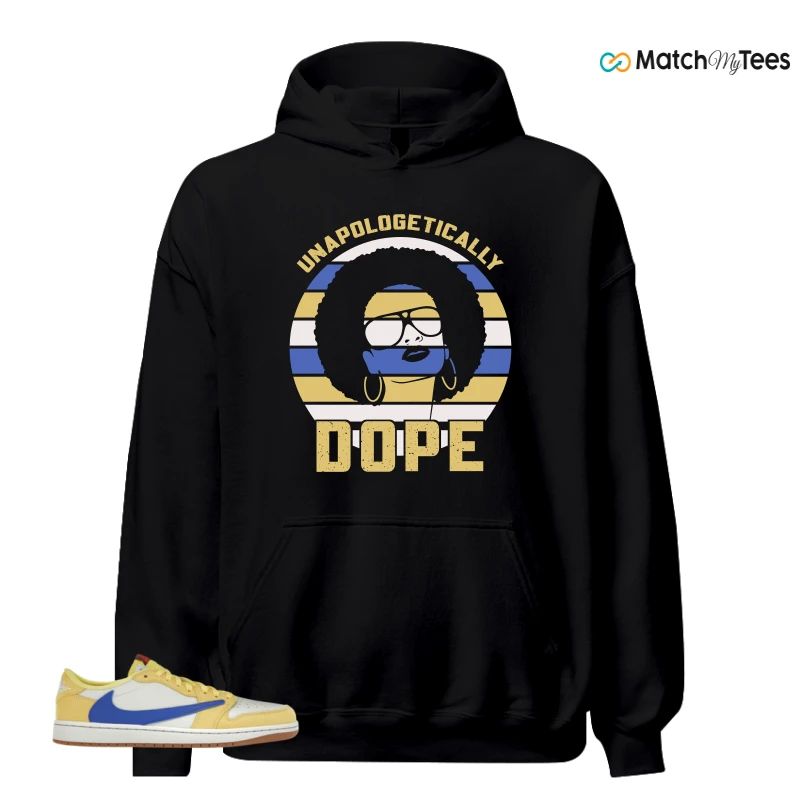 NIKE JORDAN 1 RETRO LOW OG SP TRAVIS SCOTT CANARY (WOMEN'S) SNEAKER Matching Tees hoodie