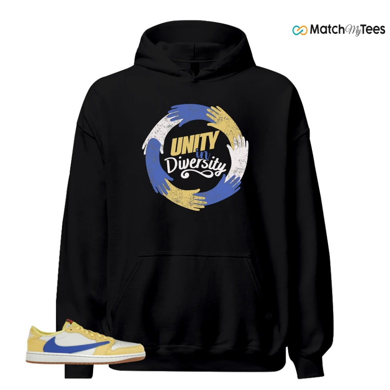 NIKE JORDAN 1 RETRO LOW OG SP TRAVIS SCOTT CANARY (WOMEN'S) SNEAKER Matching Tees hoodie