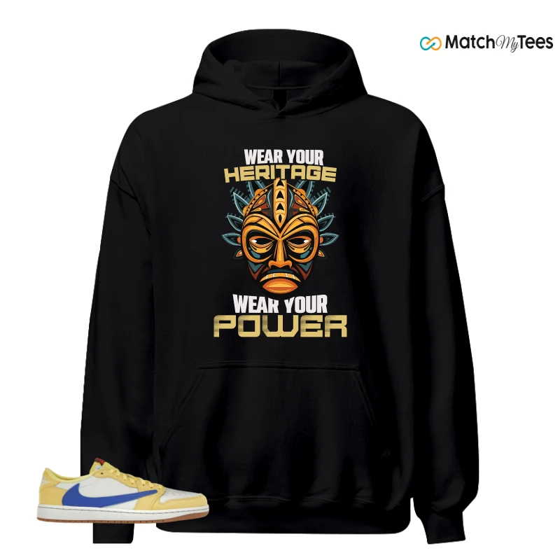 NIKE JORDAN 1 RETRO LOW OG SP TRAVIS SCOTT CANARY (WOMEN'S) SNEAKER Matching Tees hoodie