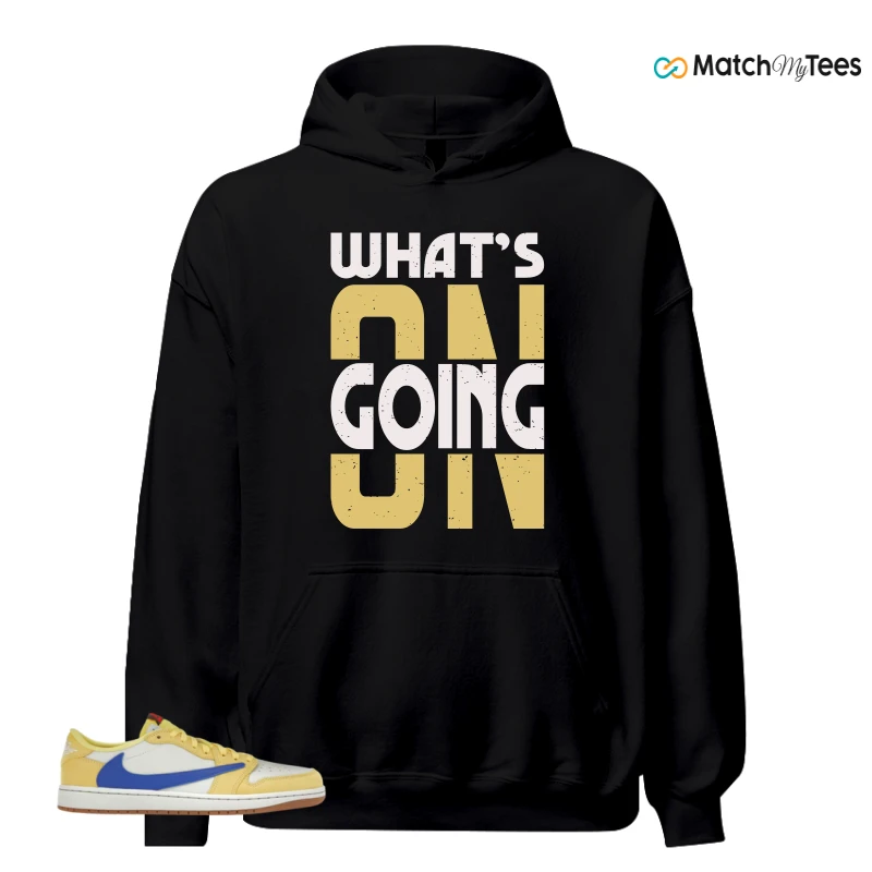 NIKE JORDAN 1 RETRO LOW OG SP TRAVIS SCOTT CANARY (WOMEN'S) SNEAKER Matching Tees hoodie