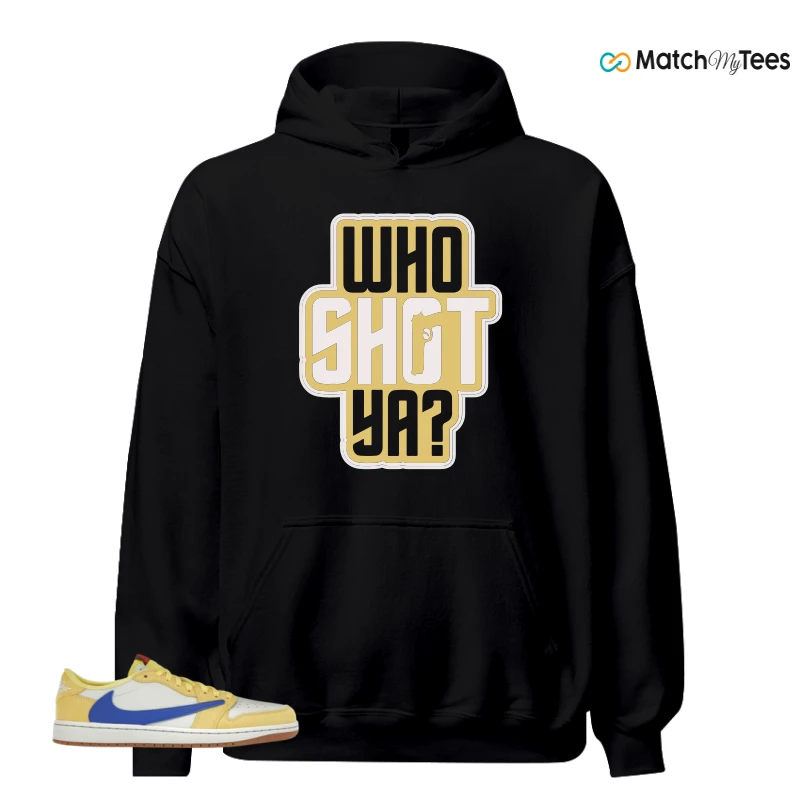 NIKE JORDAN 1 RETRO LOW OG SP TRAVIS SCOTT CANARY (WOMEN'S) SNEAKER Matching Tees hoodie