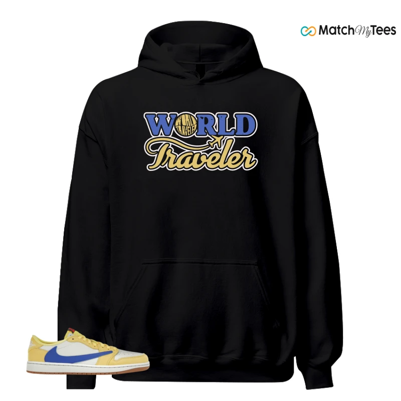 NIKE JORDAN 1 RETRO LOW OG SP TRAVIS SCOTT CANARY (WOMEN'S) SNEAKER Matching Tees hoodie