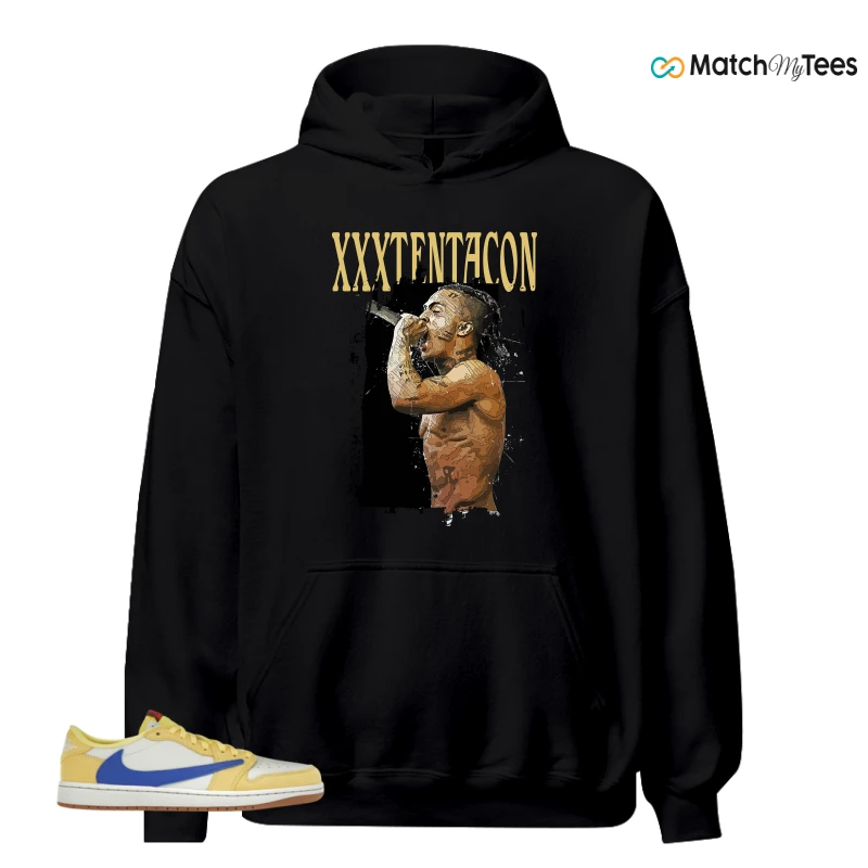 NIKE JORDAN 1 RETRO LOW OG SP TRAVIS SCOTT CANARY (WOMEN'S) SNEAKER Matching Tees hoodie