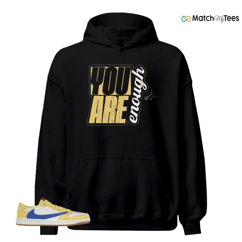 NIKE JORDAN 1 RETRO LOW OG SP TRAVIS SCOTT CANARY (WOMEN'S) SNEAKER Matching Tees hoodie