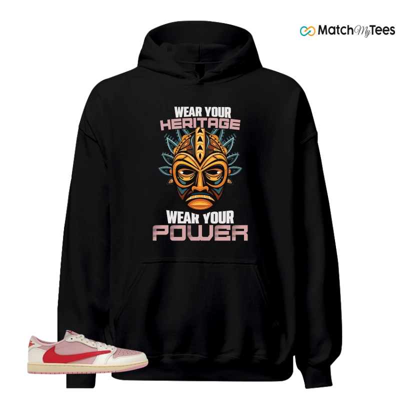 NIKE JORDAN 1 RETRO LOW OG SP TRAVIS SCOTT SAIL TROPICAL PINK SNEAKER Matching Tees hoodie