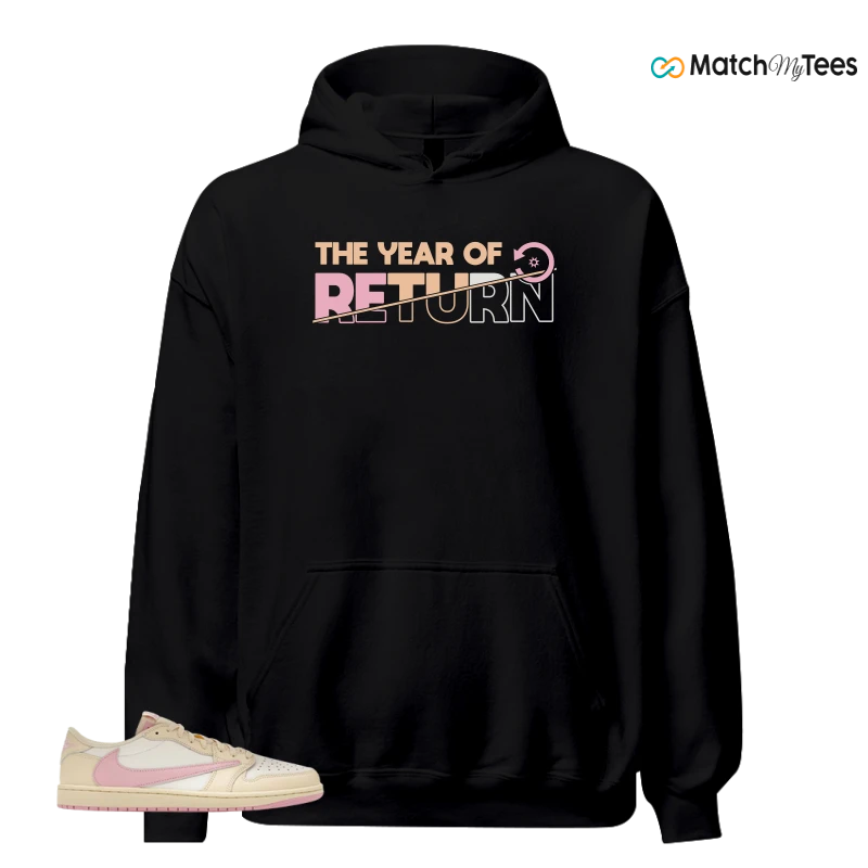 NIKE JORDAN 1 RETRO LOW OG SP TRAVIS SCOTT SHY PINK SNEAKER Matching Tees hoodie
