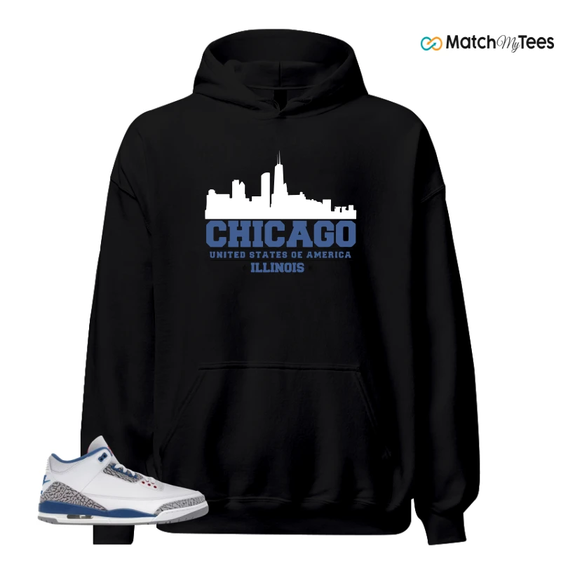 NIKE JORDAN 3 RETRO TRUE BLUE (2026) SNEAKER Matching Tees hoodie