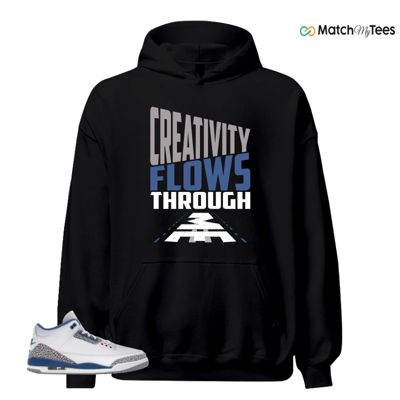 NIKE JORDAN 3 RETRO TRUE BLUE (2026) SNEAKER Matching Tees hoodie