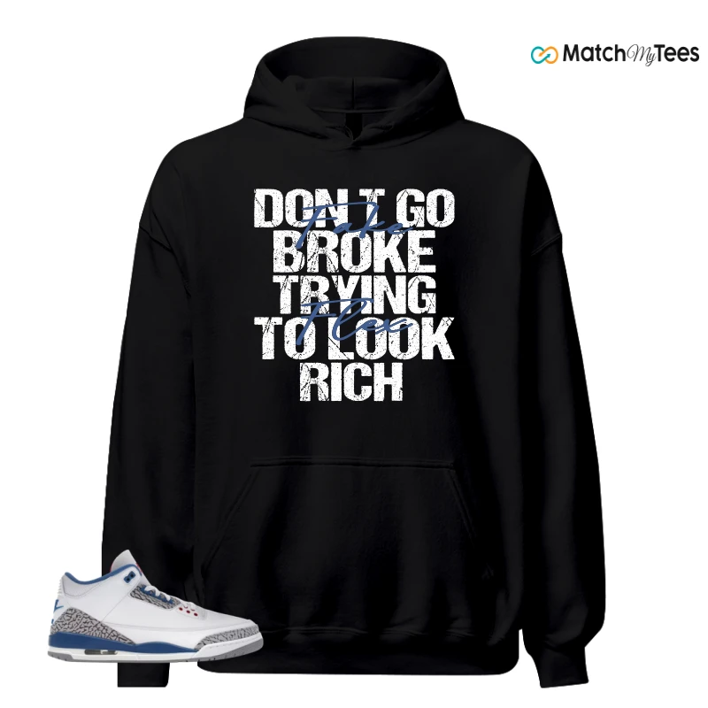 NIKE JORDAN 3 RETRO TRUE BLUE (2026) SNEAKER Matching Tees hoodie
