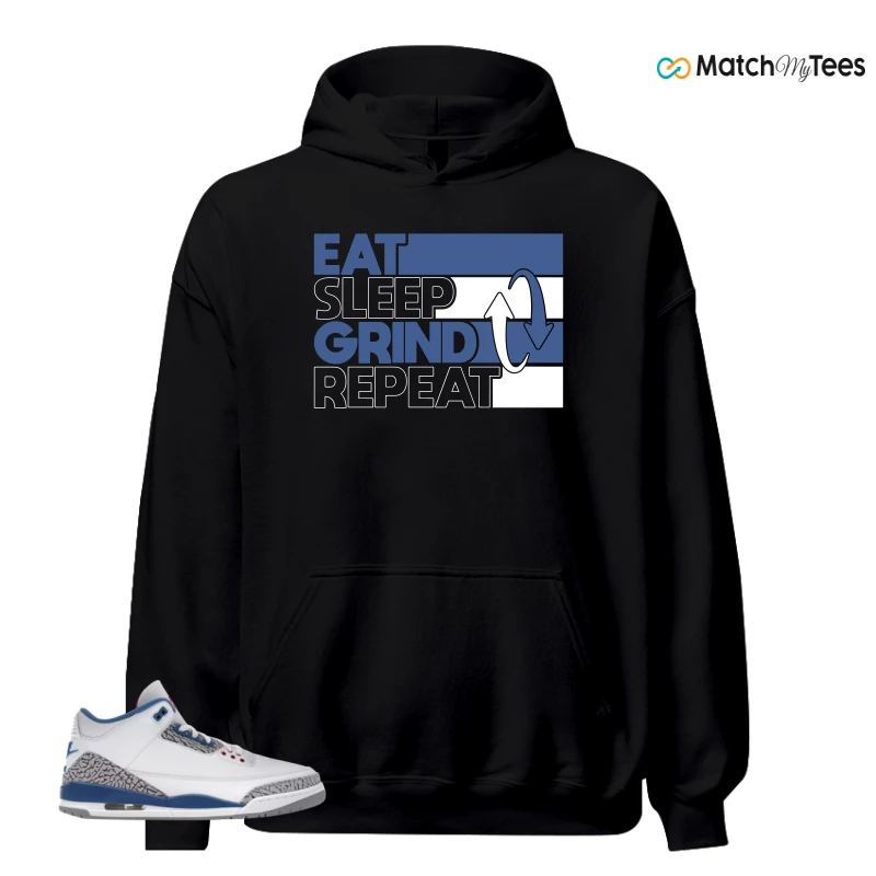 NIKE JORDAN 3 RETRO TRUE BLUE (2026) SNEAKER Matching Tees hoodie