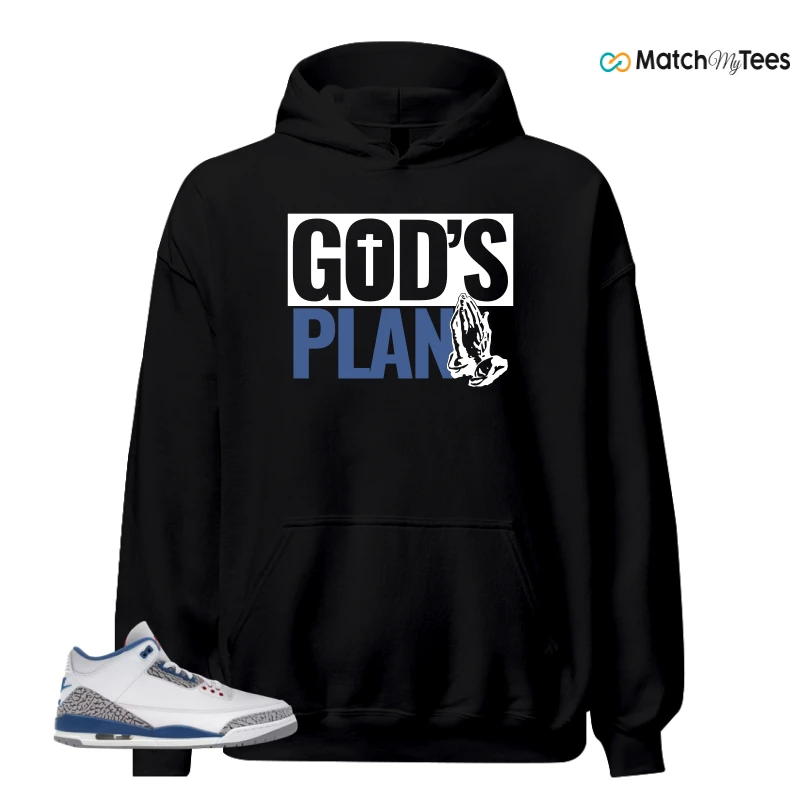 NIKE JORDAN 3 RETRO TRUE BLUE (2026) SNEAKER/WHITE/VARSITY RED/TRUE BLUE/CEMENT GREY/ANTHRACITE matching Hoodie