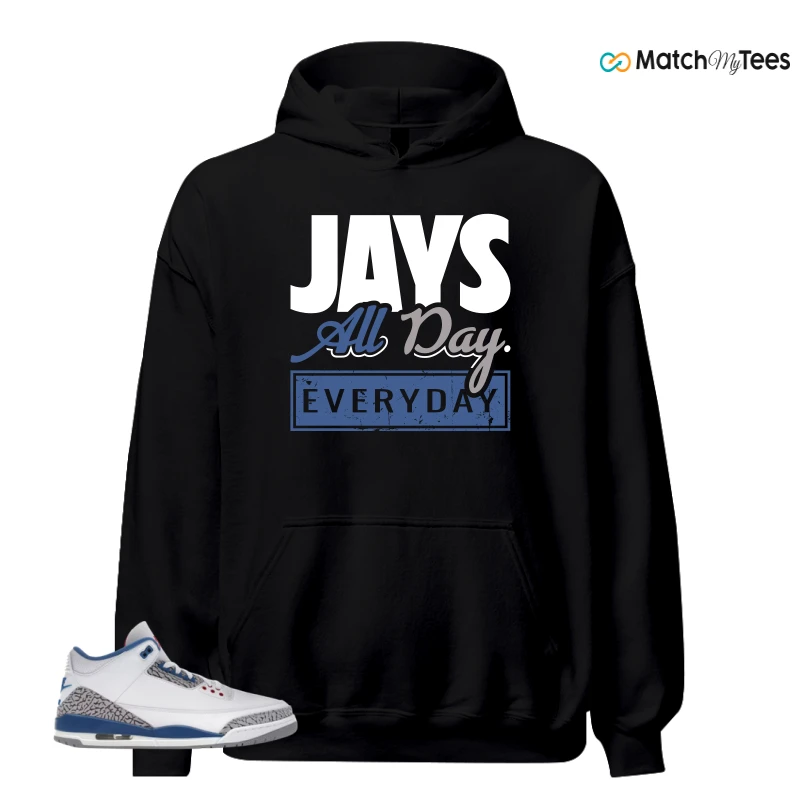 NIKE JORDAN 3 RETRO TRUE BLUE (2026) SNEAKER Matching Tees hoodie