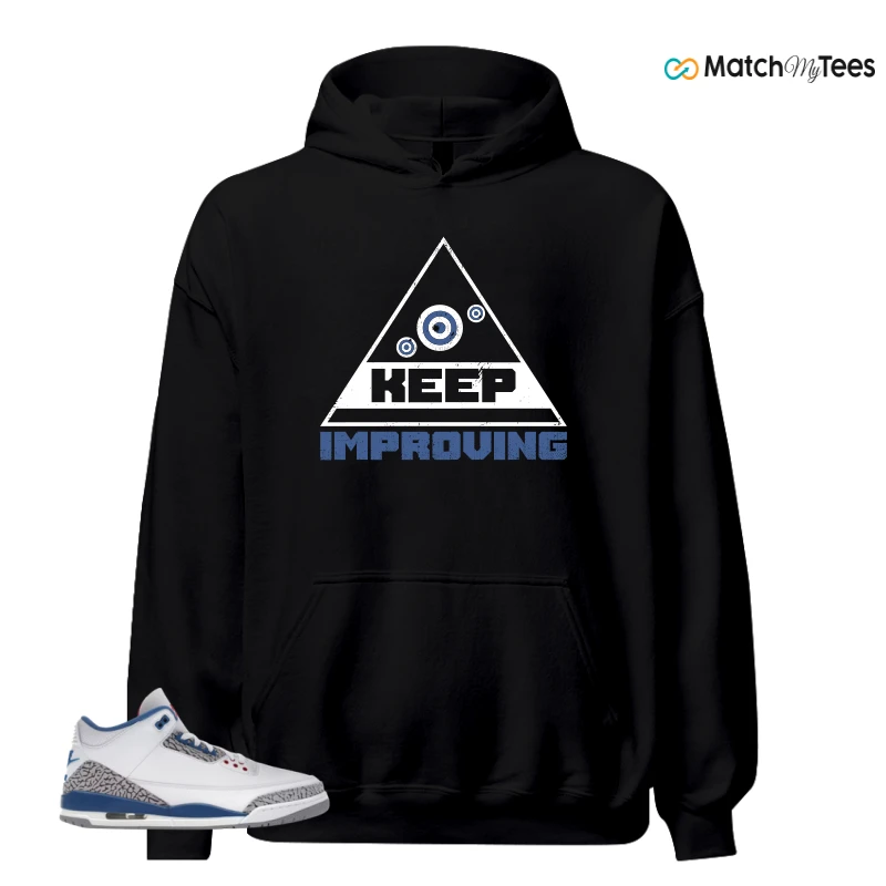 NIKE JORDAN 3 RETRO TRUE BLUE (2026) SNEAKER Matching Tees hoodie