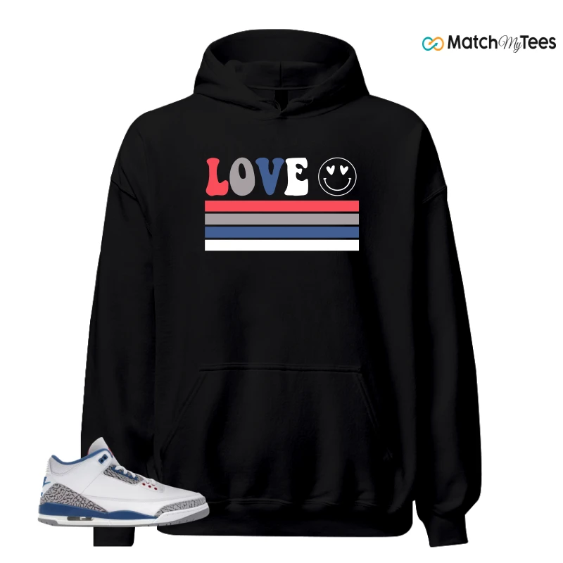 NIKE JORDAN 3 RETRO TRUE BLUE (2026) SNEAKER Matching Tees hoodie