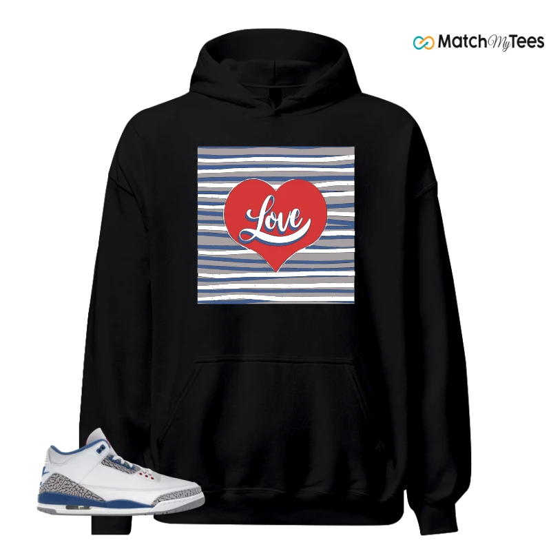 NIKE JORDAN 3 RETRO TRUE BLUE (2026) SNEAKER Matching Tees hoodie