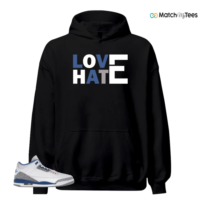 NIKE JORDAN 3 RETRO TRUE BLUE (2026) SNEAKER Matching Tees hoodie