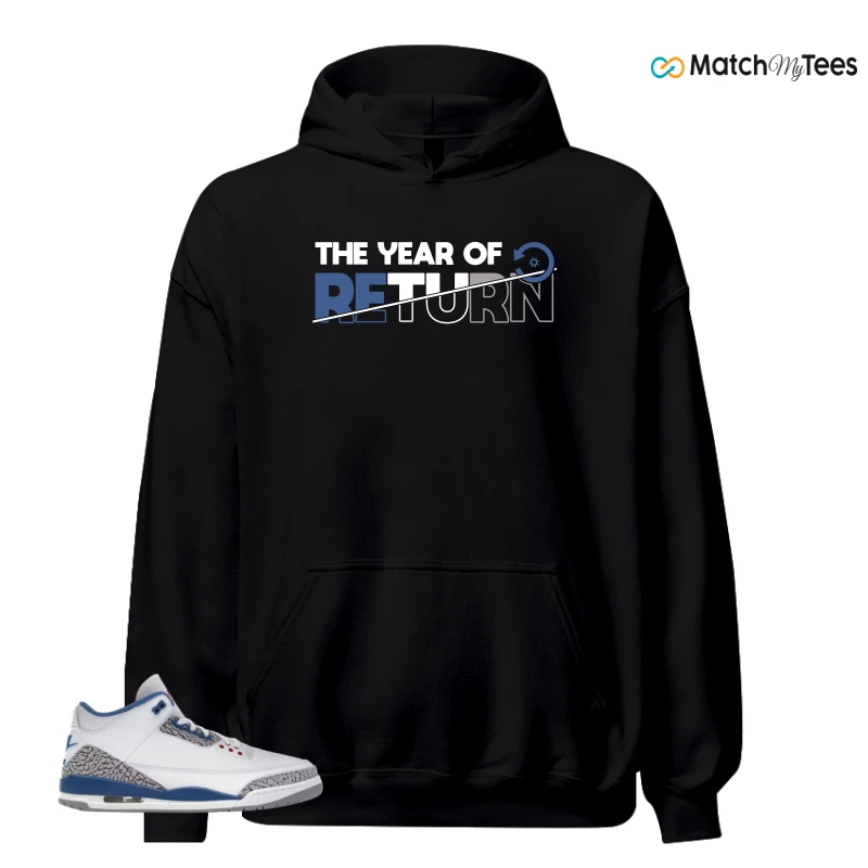 NIKE JORDAN 3 RETRO TRUE BLUE (2026) SNEAKER Matching Tees hoodie