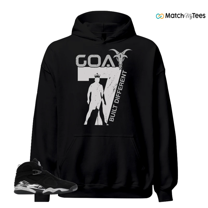 NIKE JORDAN 8 RETRO CHROME (2026) SNEAKER Matching Tees hoodie