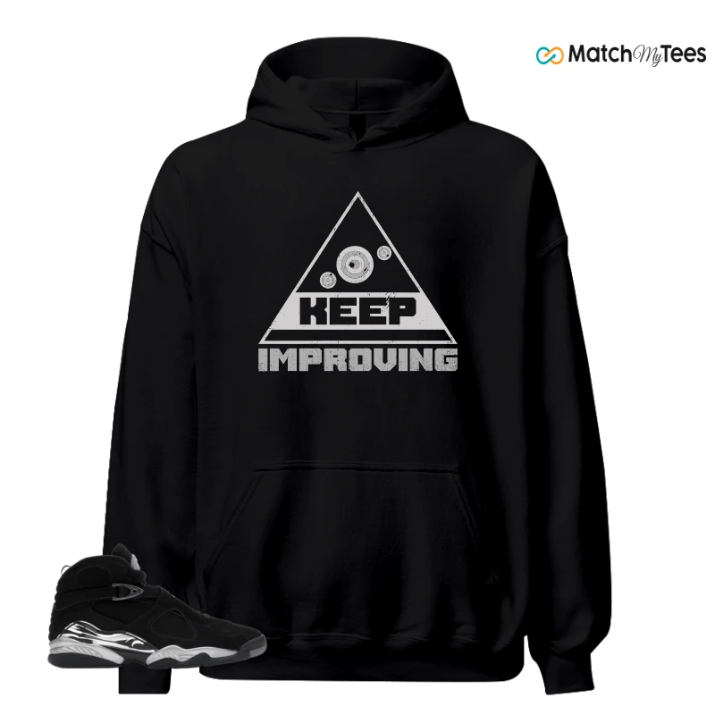 NIKE JORDAN 8 RETRO CHROME (2026) SNEAKER Matching Tees hoodie