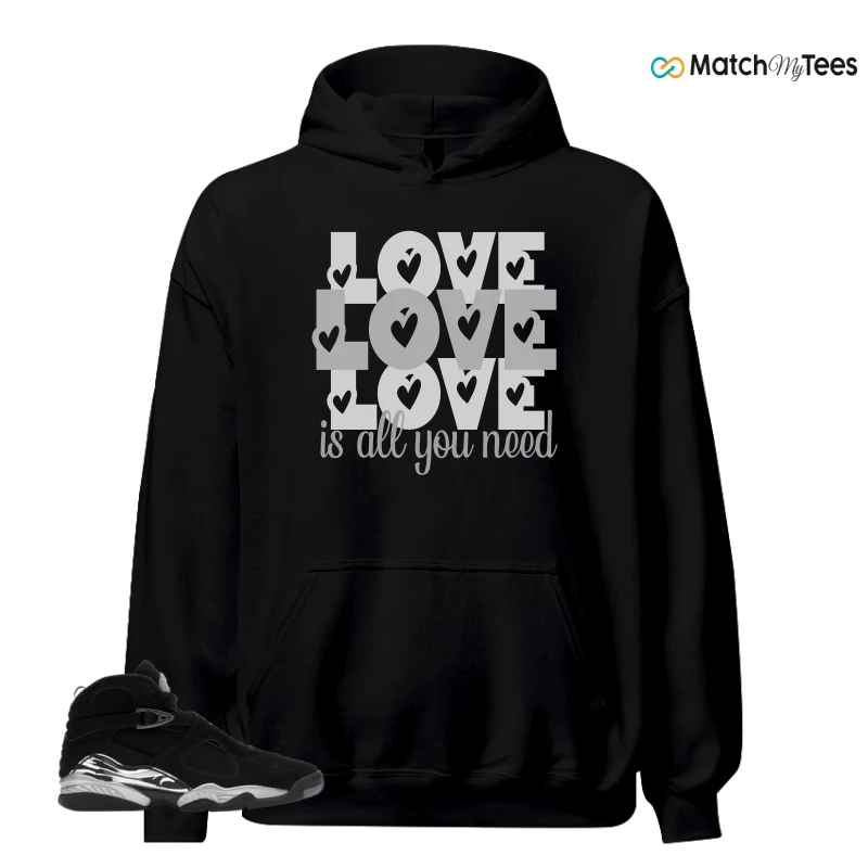 NIKE JORDAN 8 RETRO CHROME (2026) SNEAKER Matching Tees hoodie
