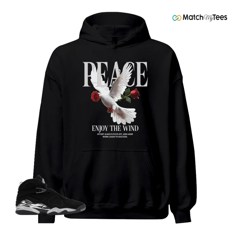 NIKE JORDAN 8 RETRO CHROME (2026) SNEAKER Matching Tees hoodie