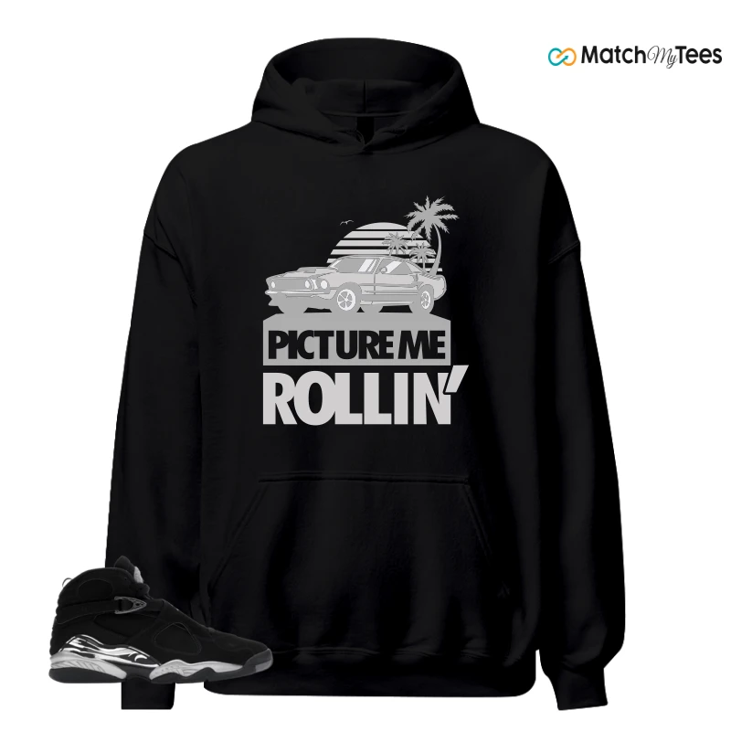 NIKE JORDAN 8 RETRO CHROME (2026) SNEAKER Matching Tees hoodie
