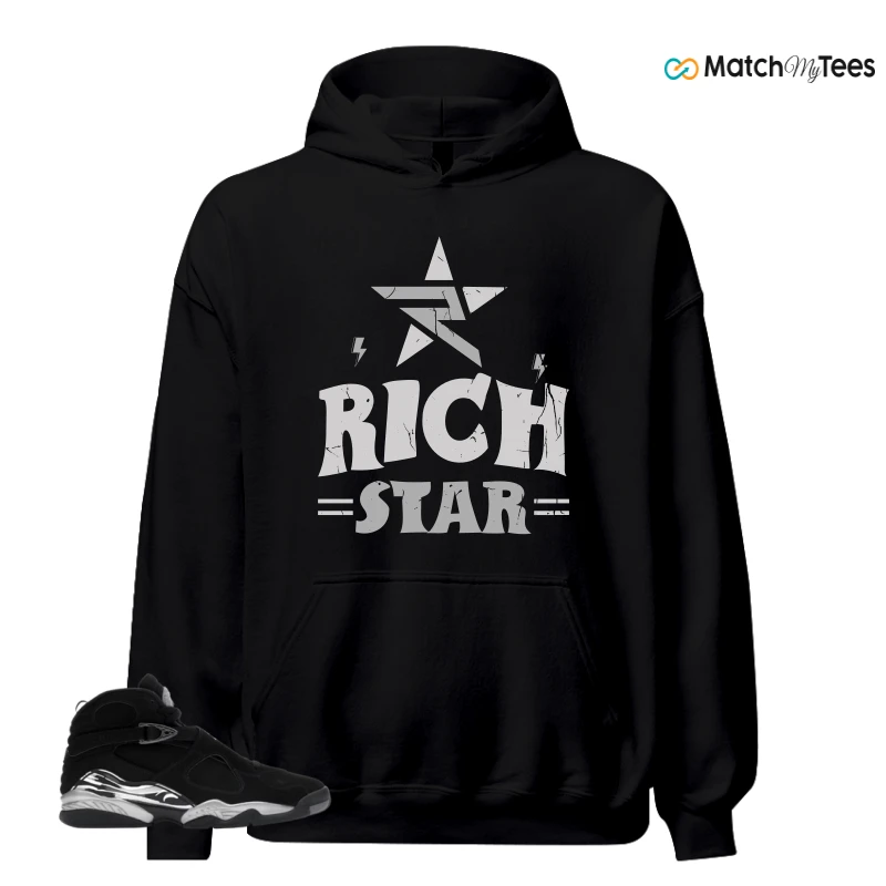 NIKE JORDAN 8 RETRO CHROME (2026) SNEAKER Matching Tees hoodie