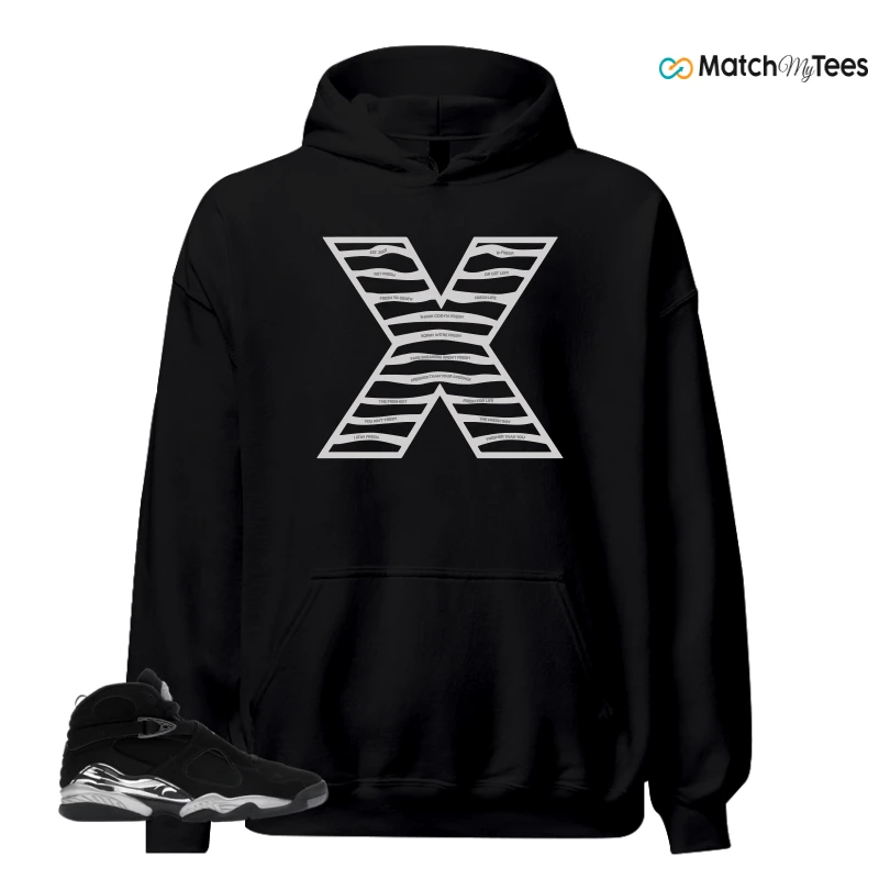 NIKE JORDAN 8 RETRO CHROME (2026) SNEAKER Matching Tees hoodie