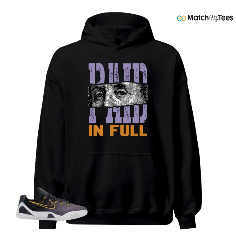 NIKE KOBE 9 EM LOW FADE (GS) SNEAKER Matching Tees hoodie