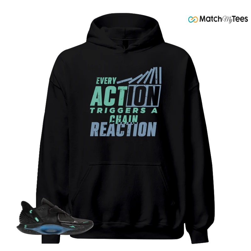 NIKE RTFKT CRYPTOKICKS IRL BLACKOUT SNEAKER Matching Tees hoodie