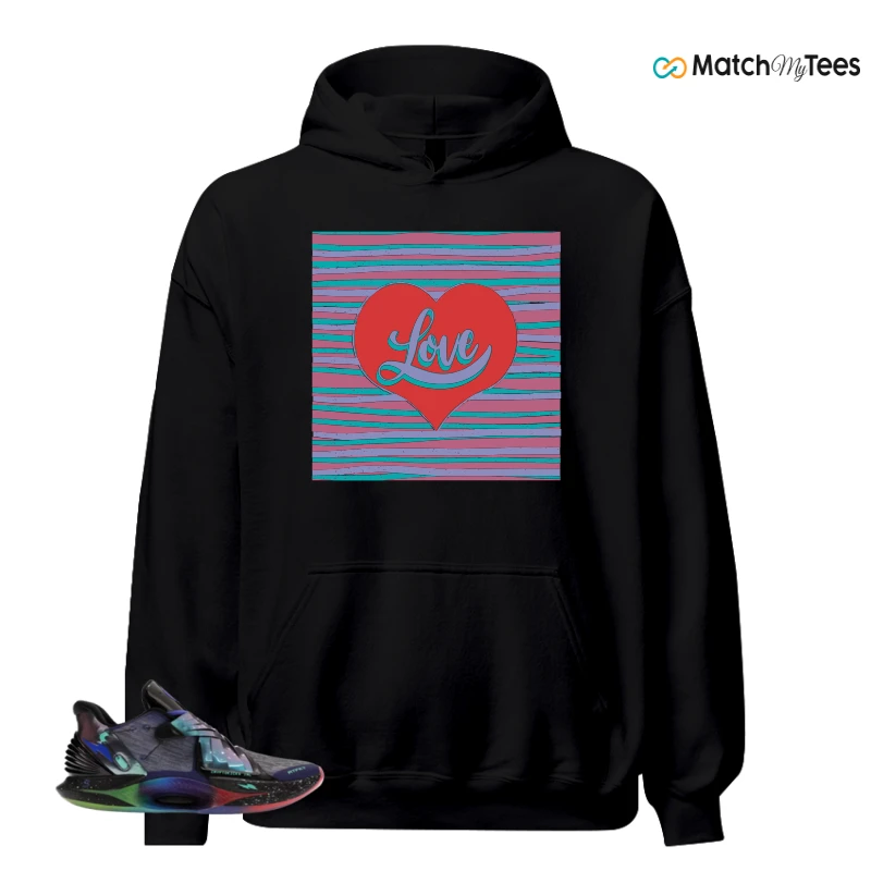 NIKE RTFKT CRYPTOKICKS IRL SPACE MATTER SNEAKER/BLACK/BLACK-INDIGO BURST matching Hoodie