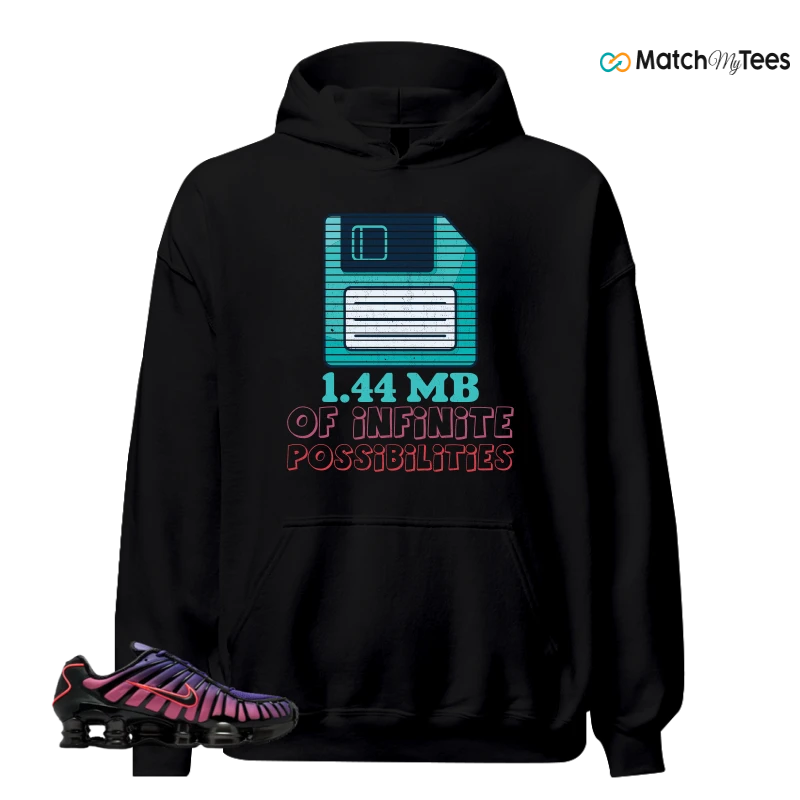 NIKE SHOX TL COURT PURPLE METALLIC BLACK SNEAKER Matching Tees hoodie