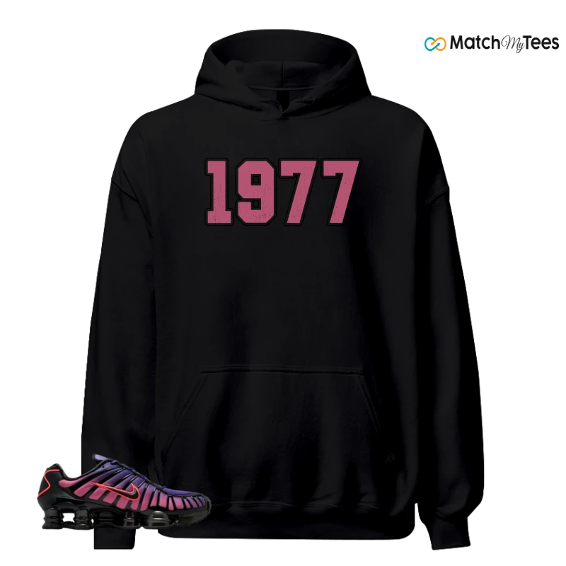 NIKE SHOX TL COURT PURPLE METALLIC BLACK SNEAKER Matching Tees hoodie