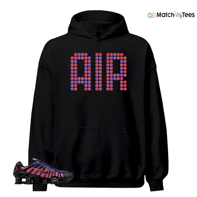 NIKE SHOX TL COURT PURPLE METALLIC BLACK SNEAKER Matching Tees hoodie