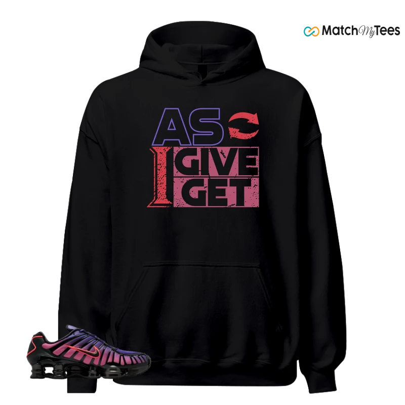NIKE SHOX TL COURT PURPLE METALLIC BLACK SNEAKER Matching Tees hoodie