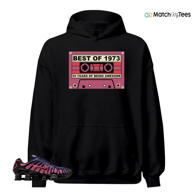 NIKE SHOX TL COURT PURPLE METALLIC BLACK SNEAKER Matching Tees hoodie