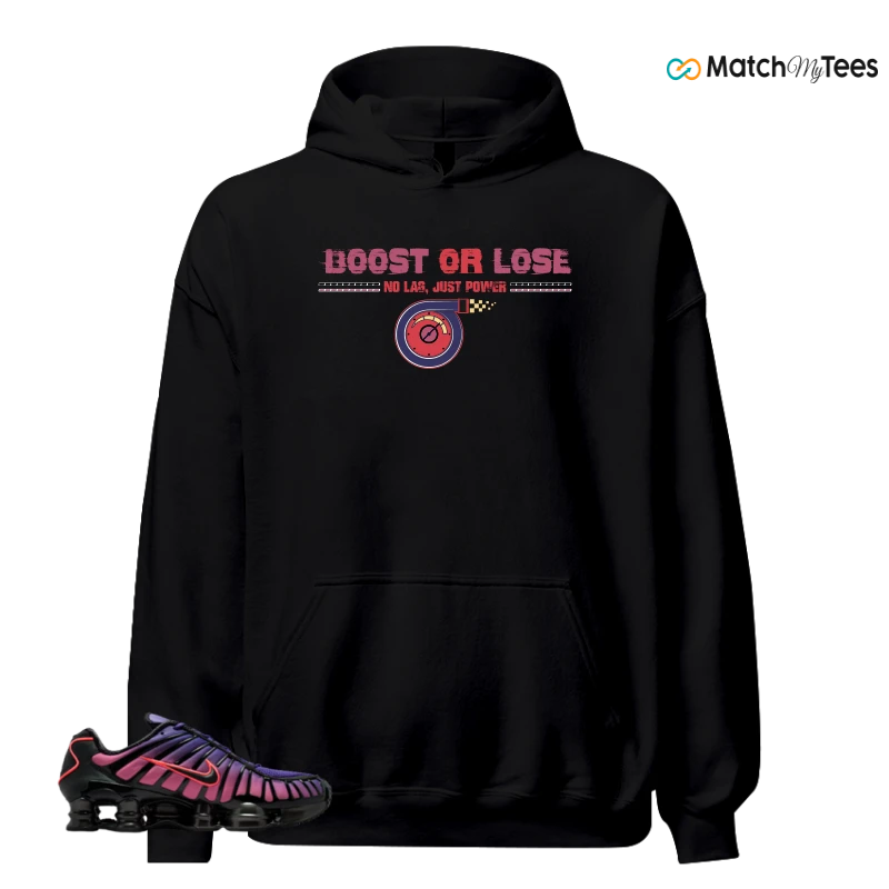 NIKE SHOX TL COURT PURPLE METALLIC BLACK SNEAKER Matching Tees hoodie