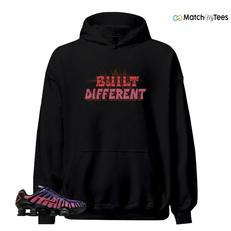 NIKE SHOX TL COURT PURPLE METALLIC BLACK SNEAKER Matching Tees hoodie