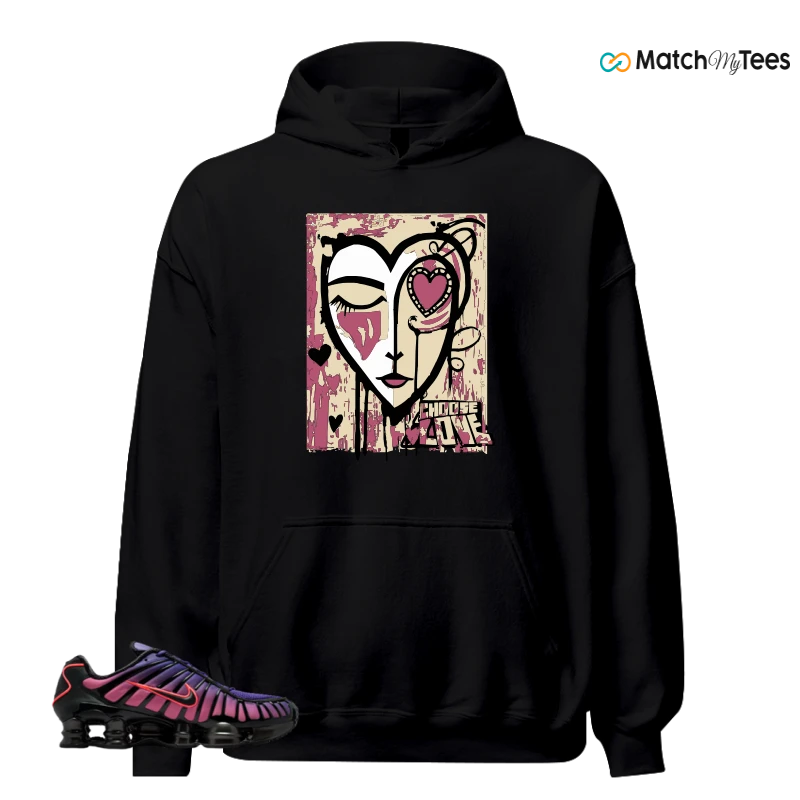 NIKE SHOX TL COURT PURPLE METALLIC BLACK SNEAKER Matching Tees hoodie