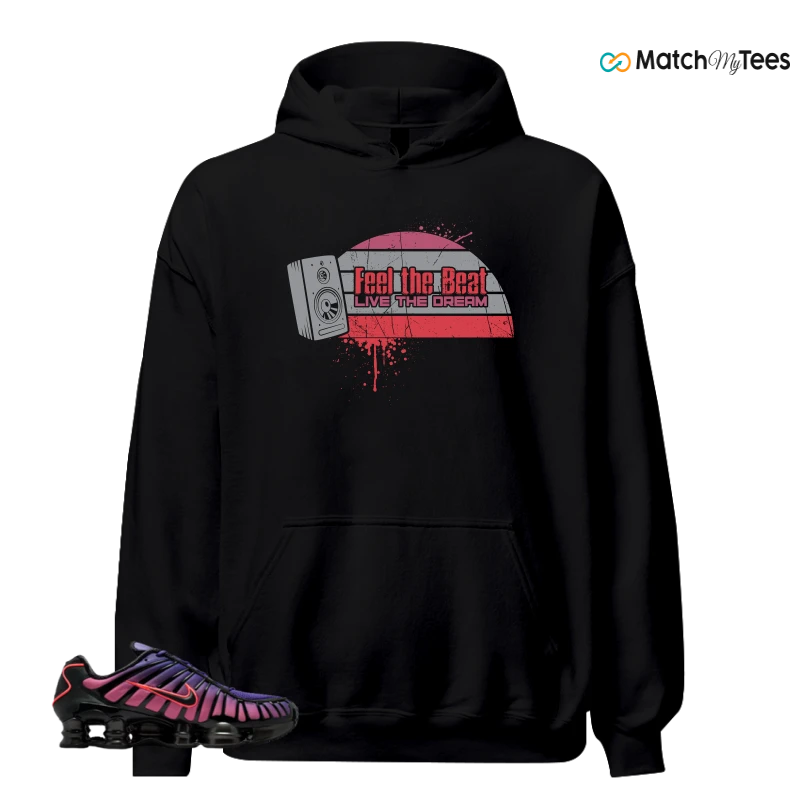 NIKE SHOX TL COURT PURPLE METALLIC BLACK SNEAKER Matching Tees hoodie