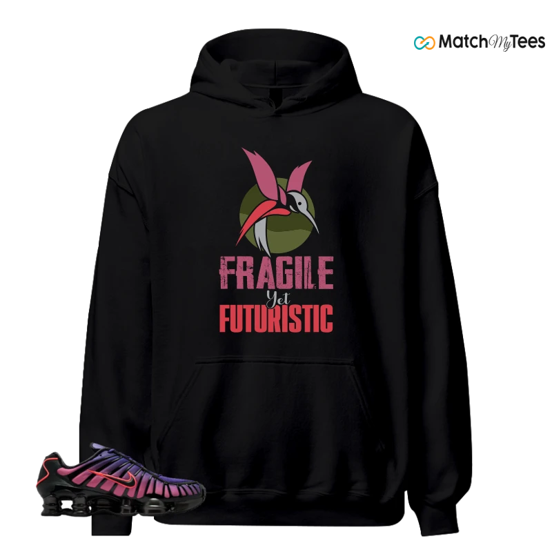 NIKE SHOX TL COURT PURPLE METALLIC BLACK SNEAKER Matching Tees hoodie