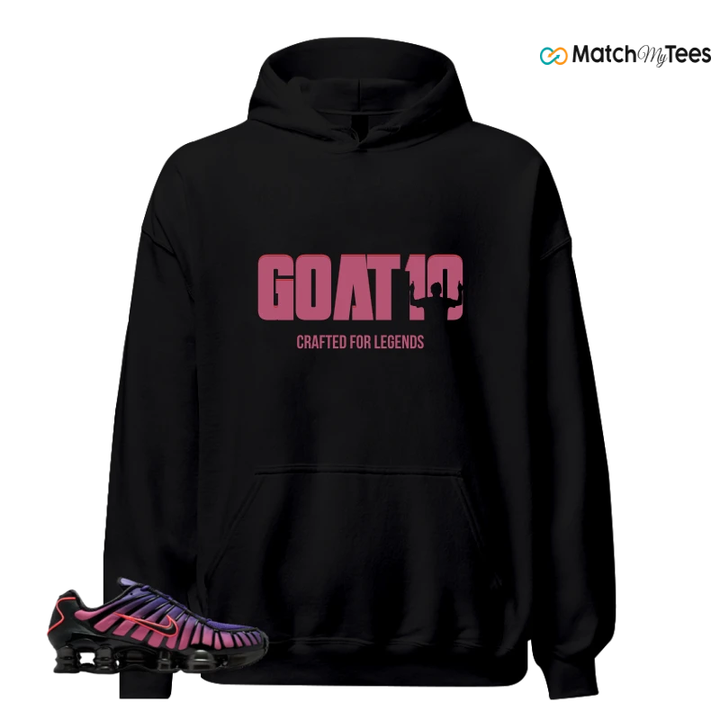 NIKE SHOX TL COURT PURPLE METALLIC BLACK SNEAKER Matching Tees hoodie