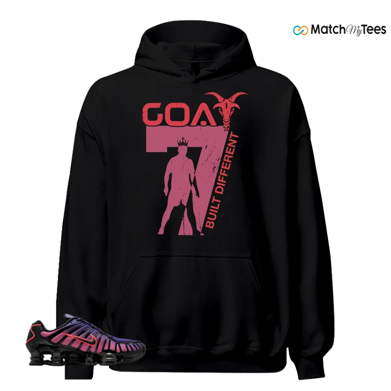 NIKE SHOX TL COURT PURPLE METALLIC BLACK SNEAKER Matching Tees hoodie