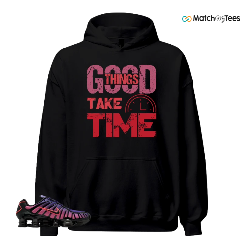 NIKE SHOX TL COURT PURPLE METALLIC BLACK SNEAKER Matching Tees hoodie
