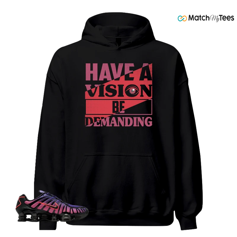 NIKE SHOX TL COURT PURPLE METALLIC BLACK SNEAKER Matching Tees hoodie