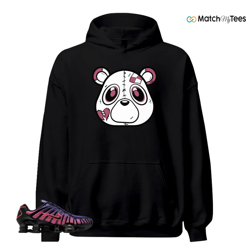 NIKE SHOX TL COURT PURPLE METALLIC BLACK SNEAKER Matching Tees hoodie